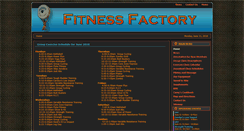 Desktop Screenshot of fitnessfactorygym.net